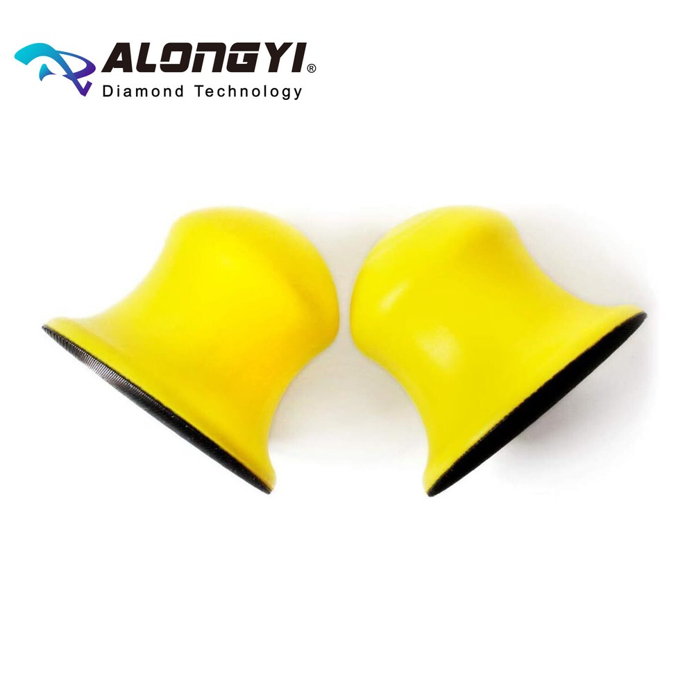 2-PCS Round Hand Sanding Block for 3" Hook and Loop Random Orbital Sander