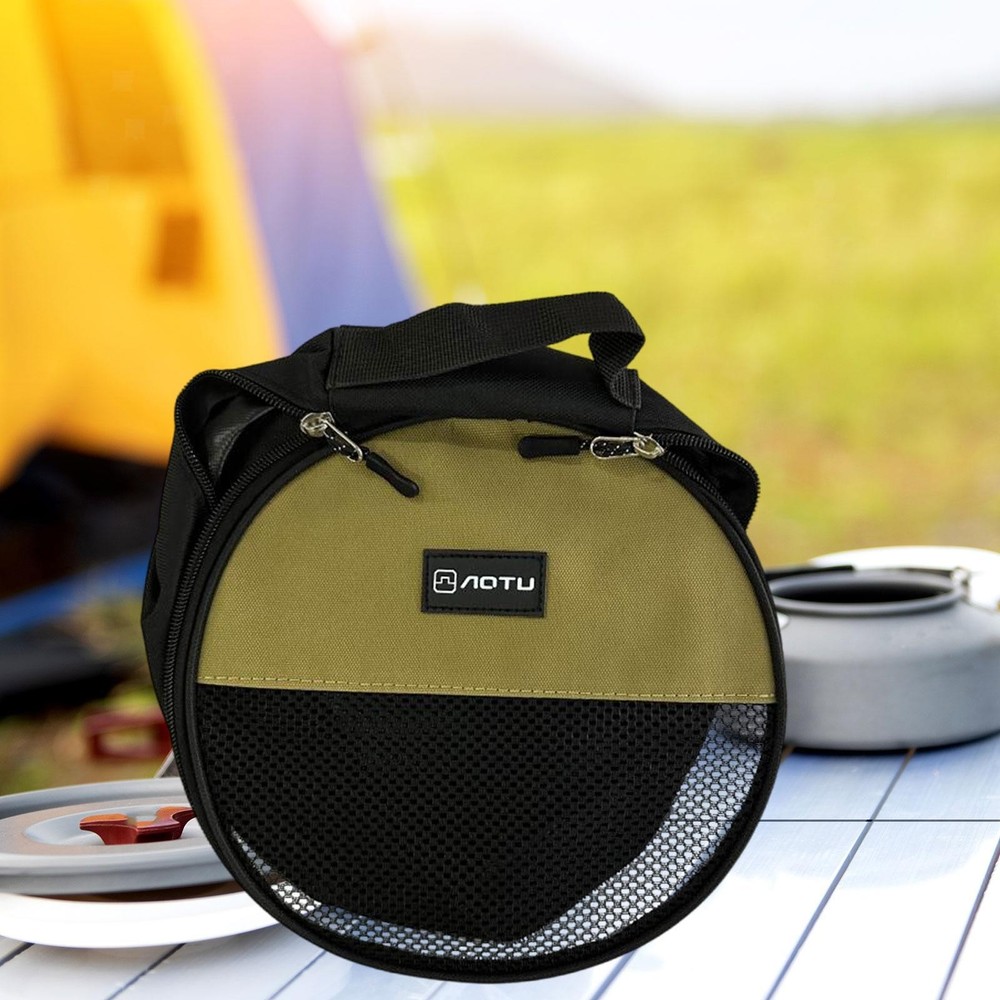 Dishes Storage Bag Camping Tableware Organizer Sundry Box Bowl Tableware Camping