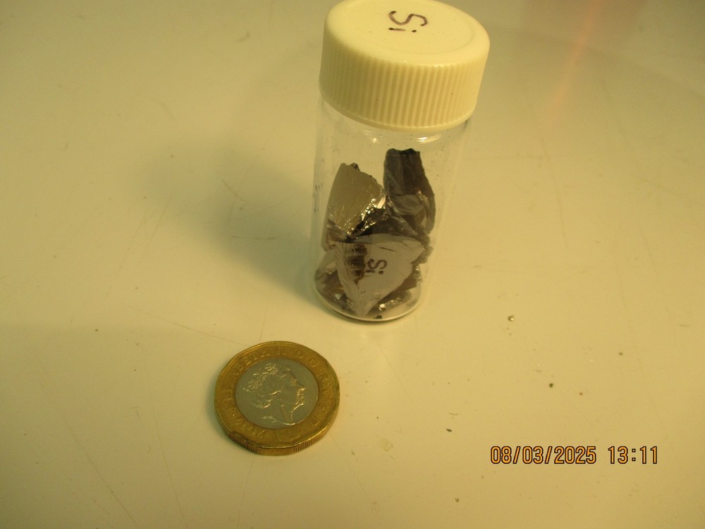 SILICON ELEMENT SPECIMEN - NICE CRYSTALLINE CHUNKS