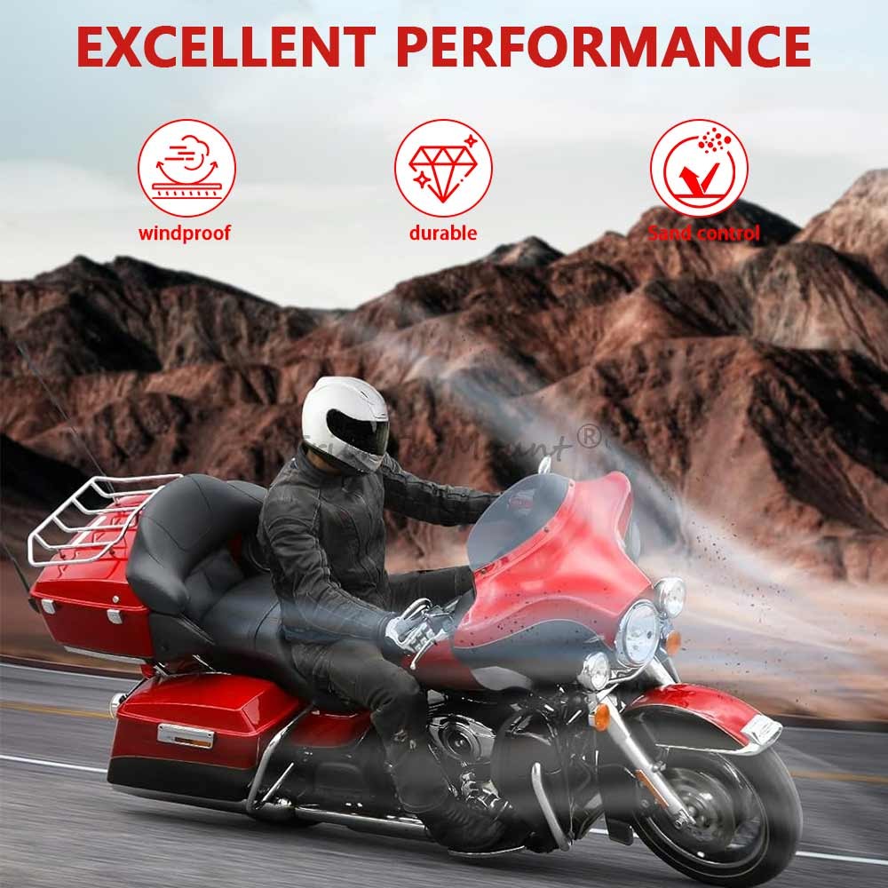 7" Batwing Windshield Windscreen for Harley Electra Glide Standard FLHT 1996–09