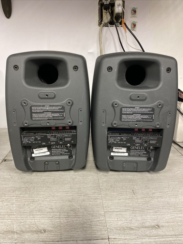 Genelec 8040A Studio Monitors PAIR Great Working Shape!