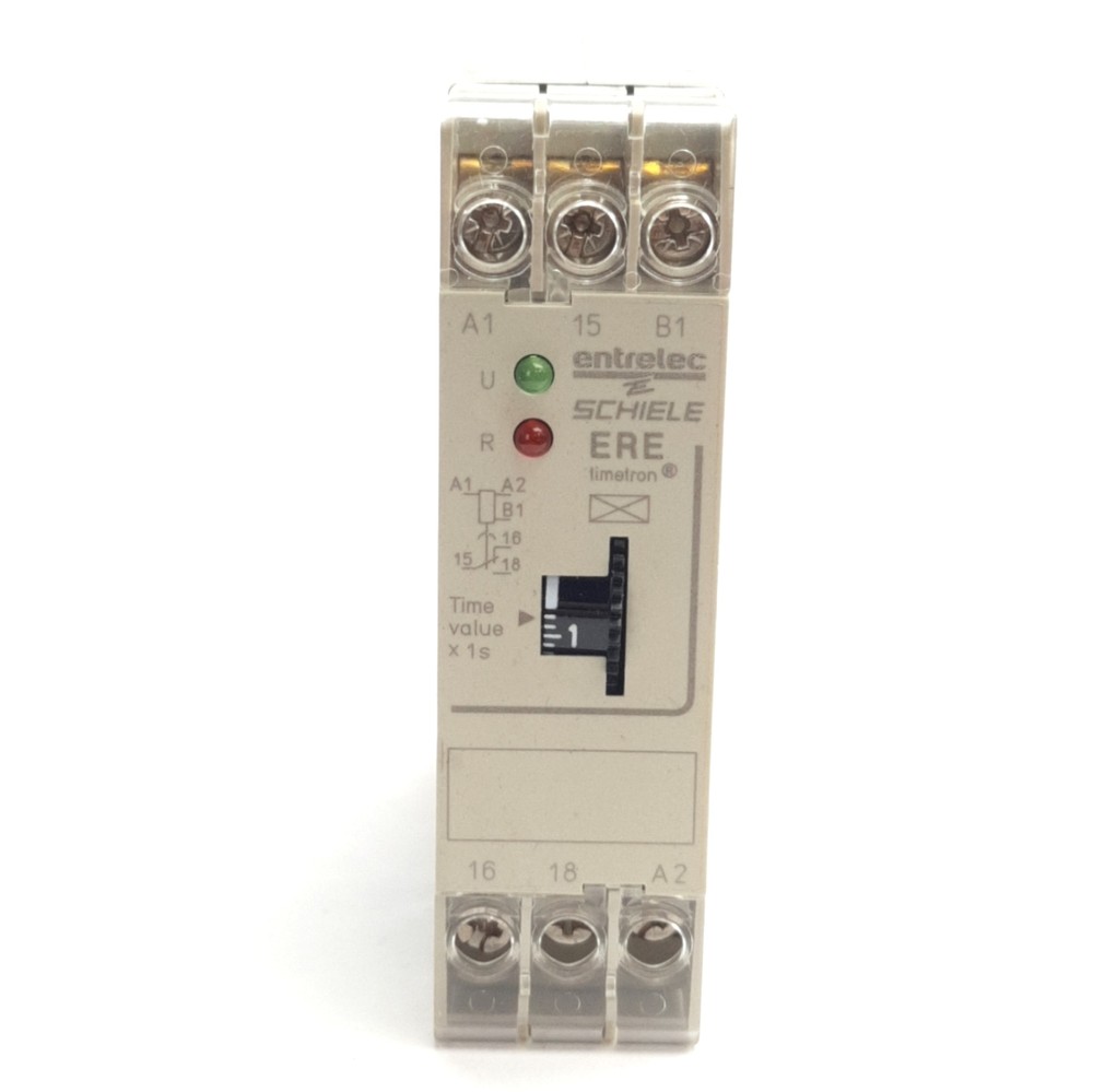 Schiele 2.550.107.11 ERE On Delay Timer Relay 0.1-10s Range, 250V 4A Max