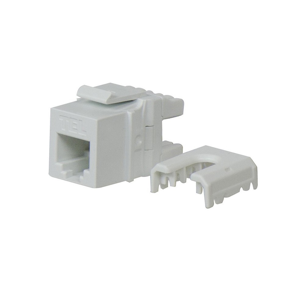 Legrand WP3473-WH-10 Quick Connect RJ25 6-Position, 6-Conductor, Phone Insert