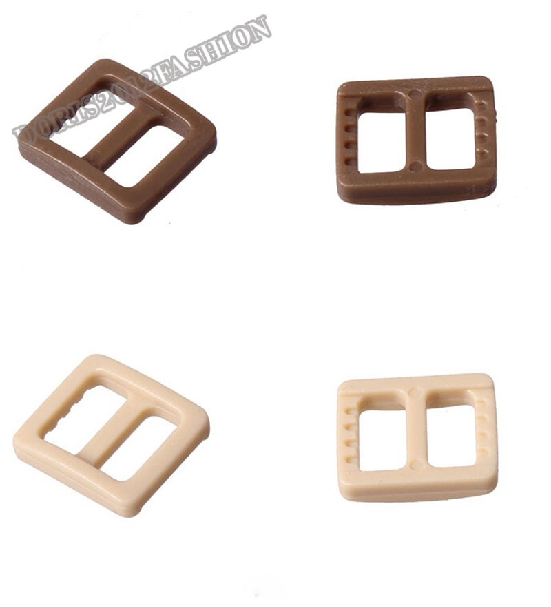 10mm 0.39" Tri-Glide Slider Adjustable plastic Buckle 3 bar slider webbing strap