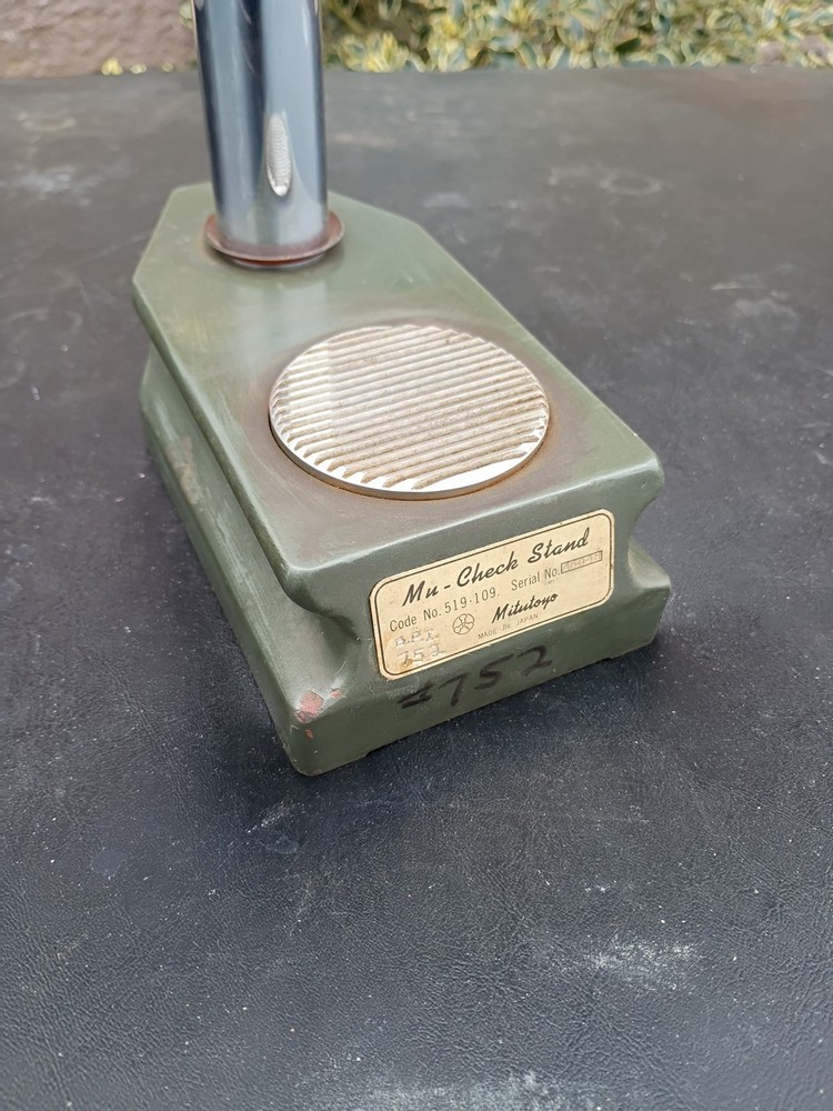 Mitutoyo Mu-Check Dial Indicator Stand Precision Master Comparator Stand 519-109