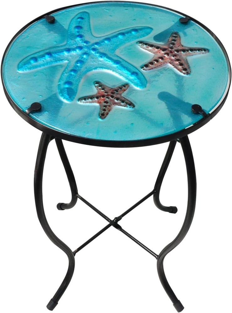 Lightweight Decorative Side Table - Starfish Design for Homes and Gardens