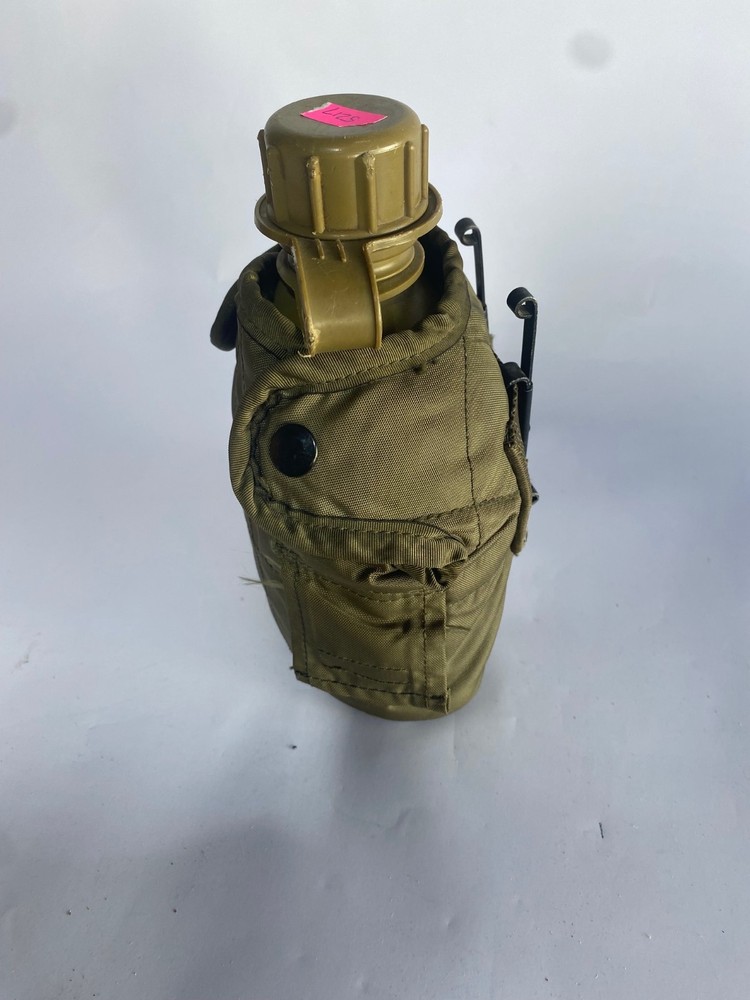 Military Plastic Canteen with Canvas Cover
