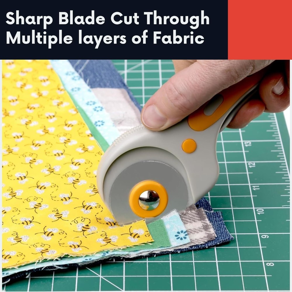 Rotary Blade 60mm 10 Pack Quilting Fabric Cutter