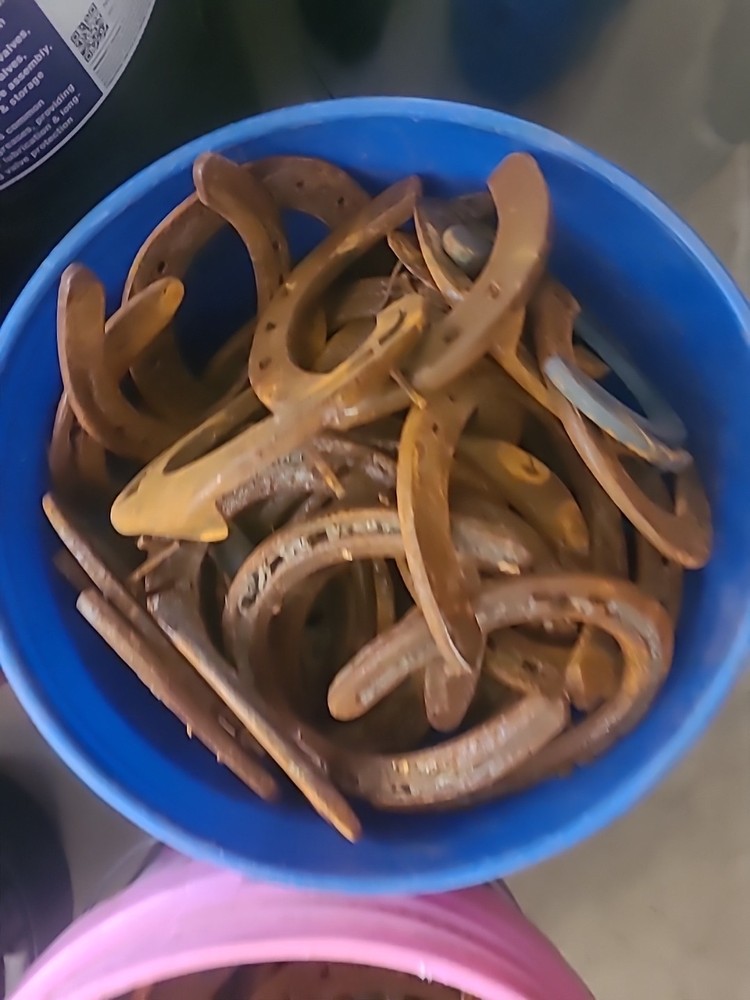 Used Steel Horseshoes From Oklahoma