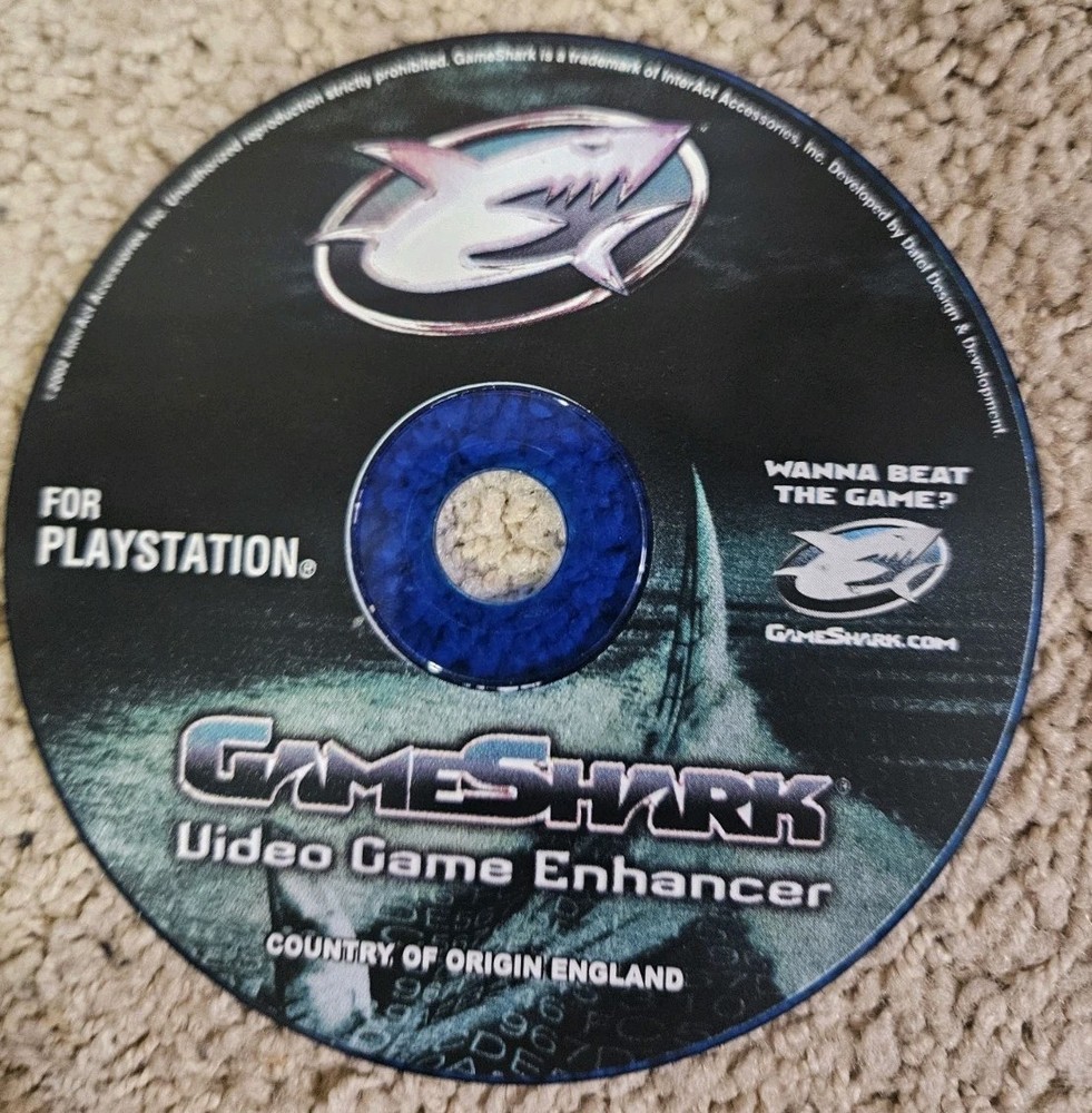 GameShark CDX Ps1 Disc Only No Memory Card
