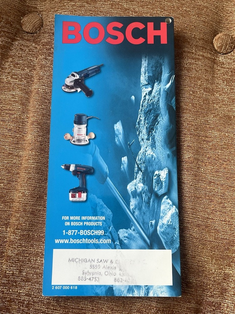 2000 Bosch Power Tools & Accessories Catalog, 256 Pages