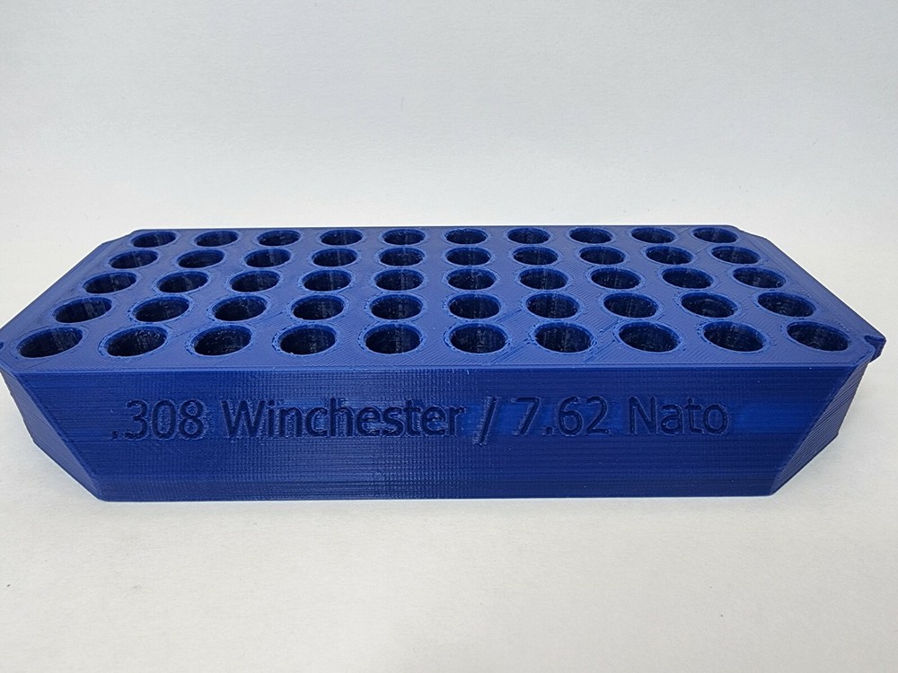 .308 Winchester/ 7.62 Nato Reloading Block 3d Printed