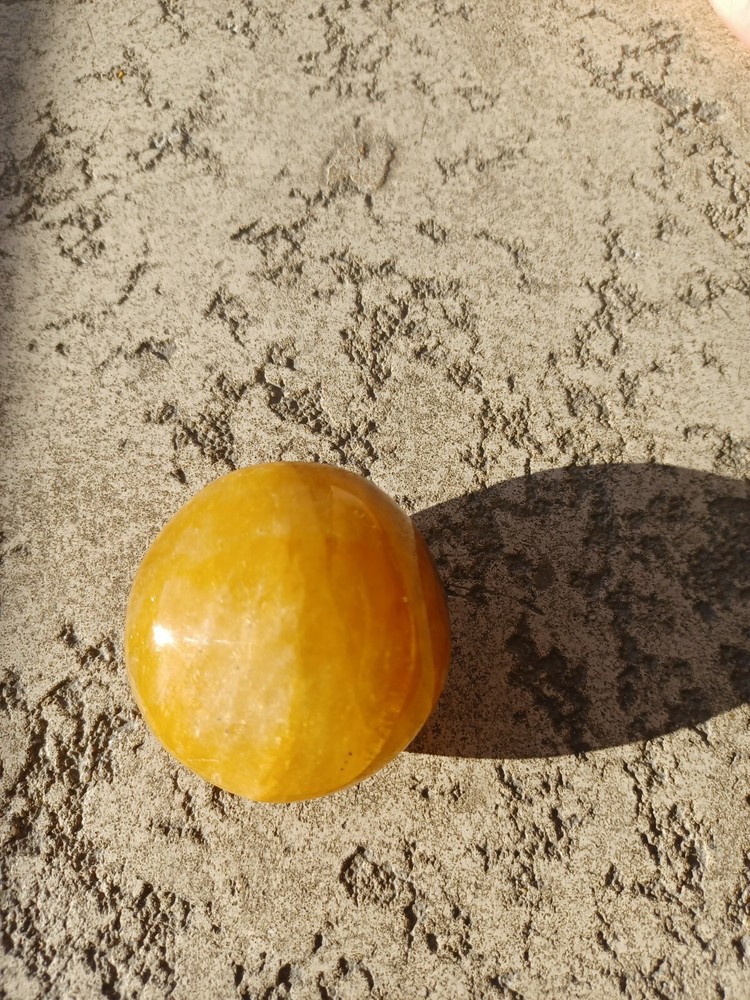 Golden Healer Palm Stone