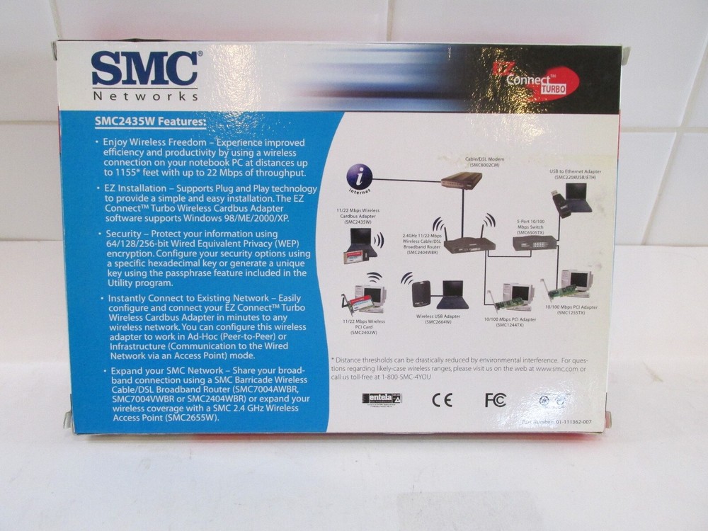 SMC Network Wireless Cardbus Adapter