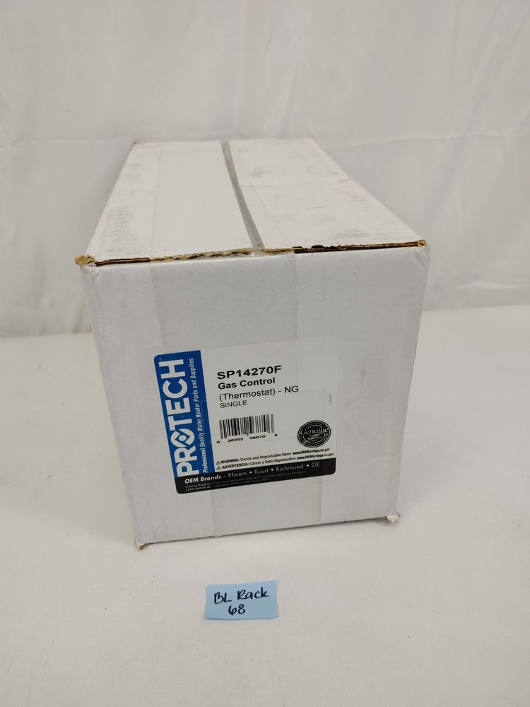 Protech SP14270F Gas control Valve Thermostat NEW/SEALED
