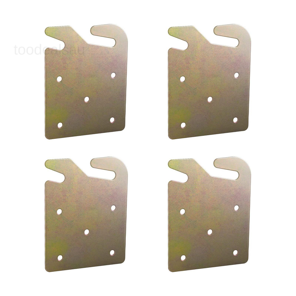 Bed Frame Brackets 4PCS Wood Hardware Universal King, Yellow