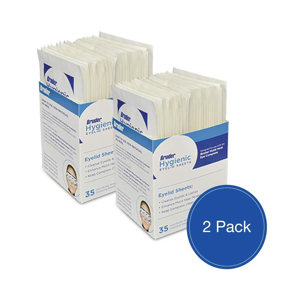 Bruder Eyelid Sheets Micro Fine 35 Count Box Pack of 2