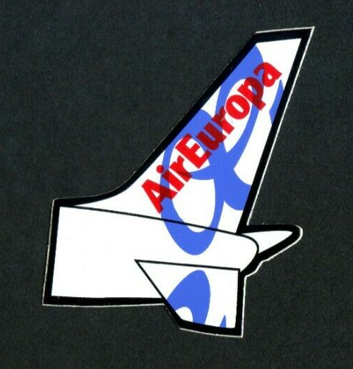 Air Europa - Self-Adhesive Label - Mint