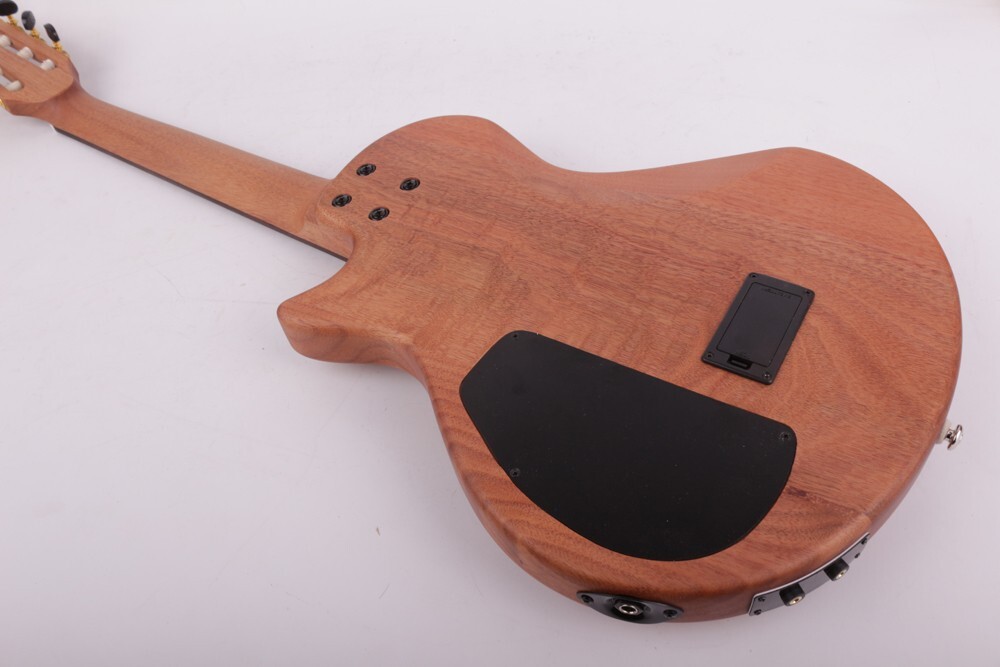 electric classical guitar Silent nylon string travel portable built in effect