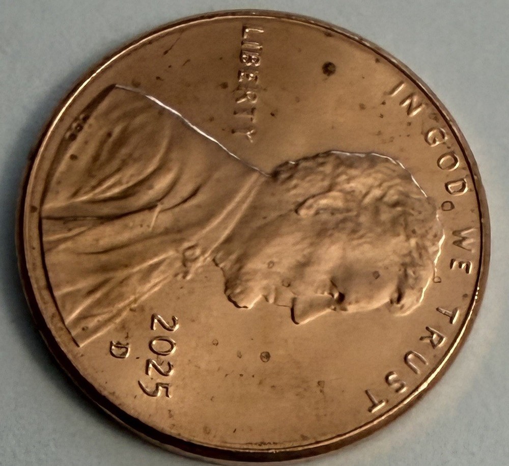 2025 D Uncirculated Lincoln Shield Penny Errors (#559)