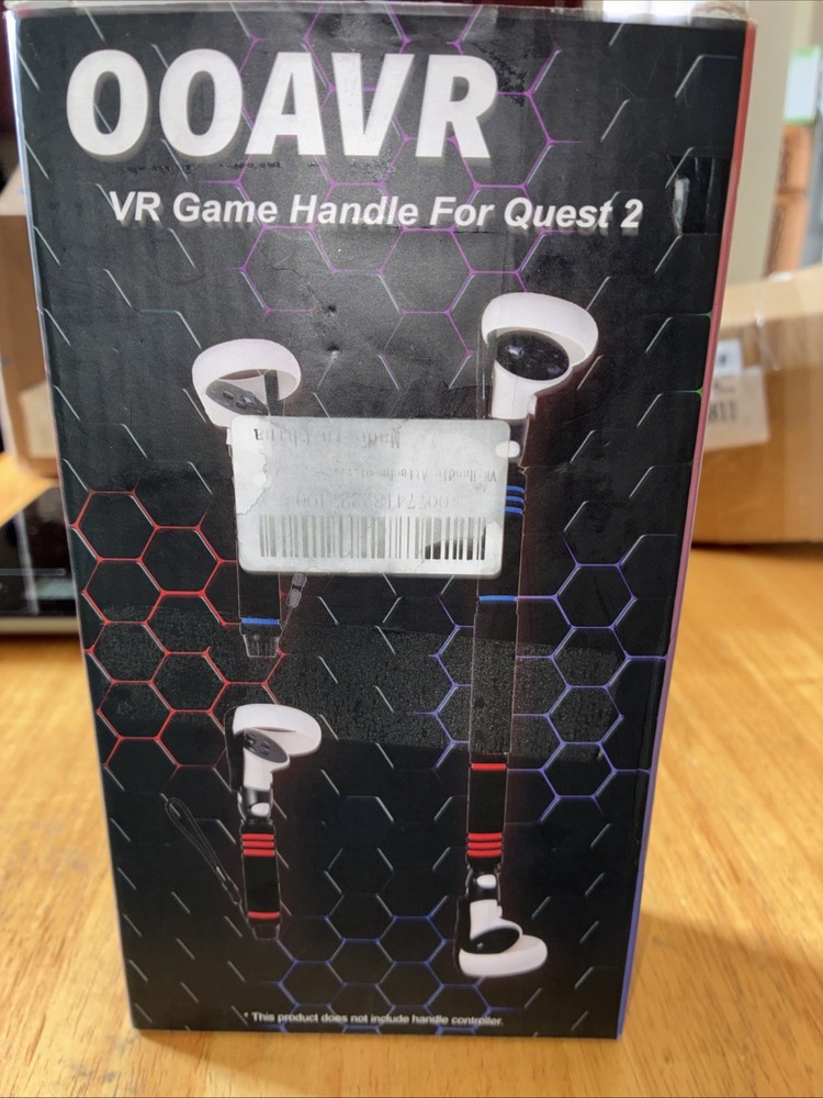 VR Game Handle Attachments for Oculus/Meta Quest 2 Handles2 in 1 Upgraded Multi