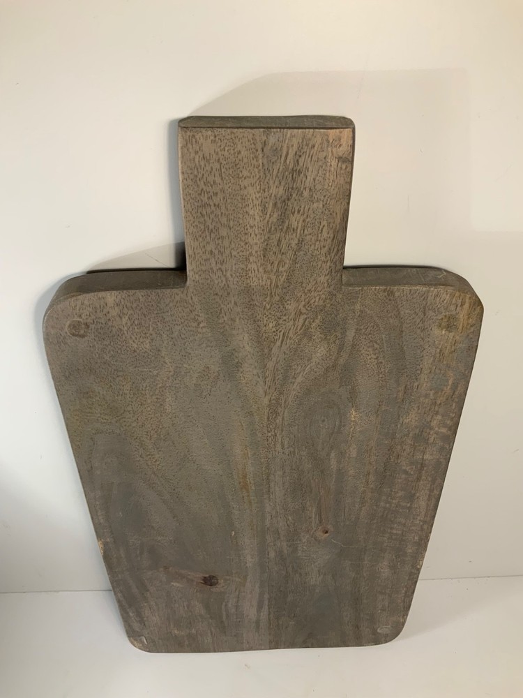 Hand Caved Botanical Wood Charcuterie Board 17 in.