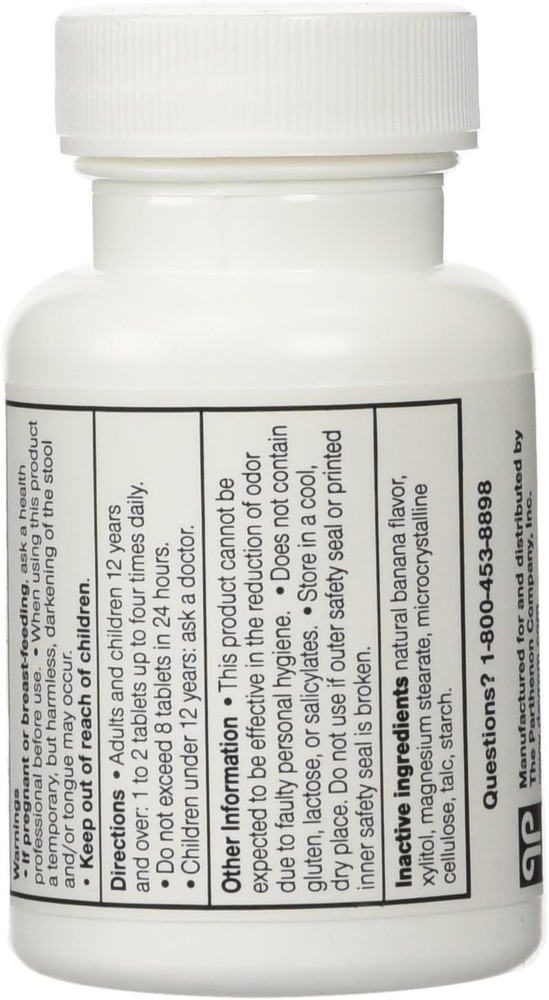 DEVROM Tablets (Internal Deoderant)200MG 100chewable tablets