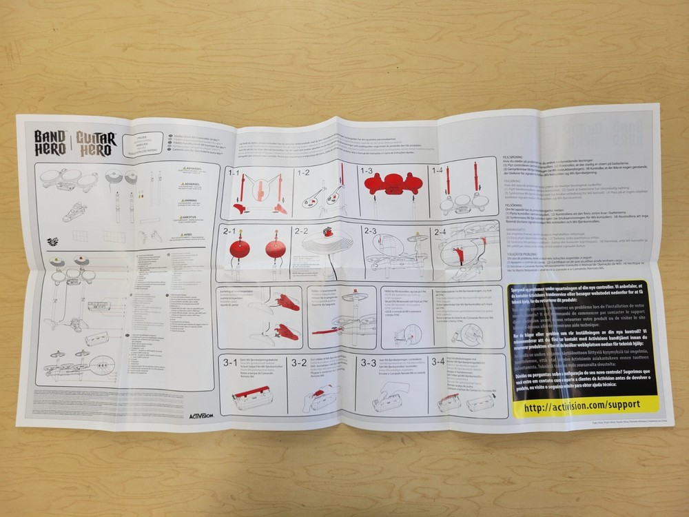 Band Hero/Guitar Hero Quick Start Guide