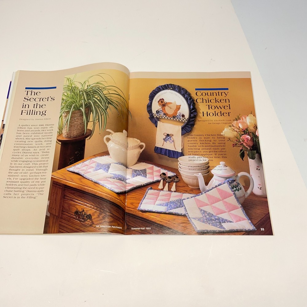 All American PATCHWORK Magazine Summer Fall 1993 back issue