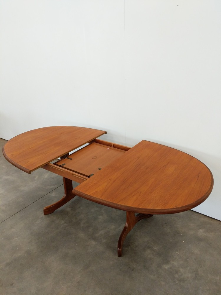 Vintage Mid Century Modern Teak Extendable Dining Table by G Plan