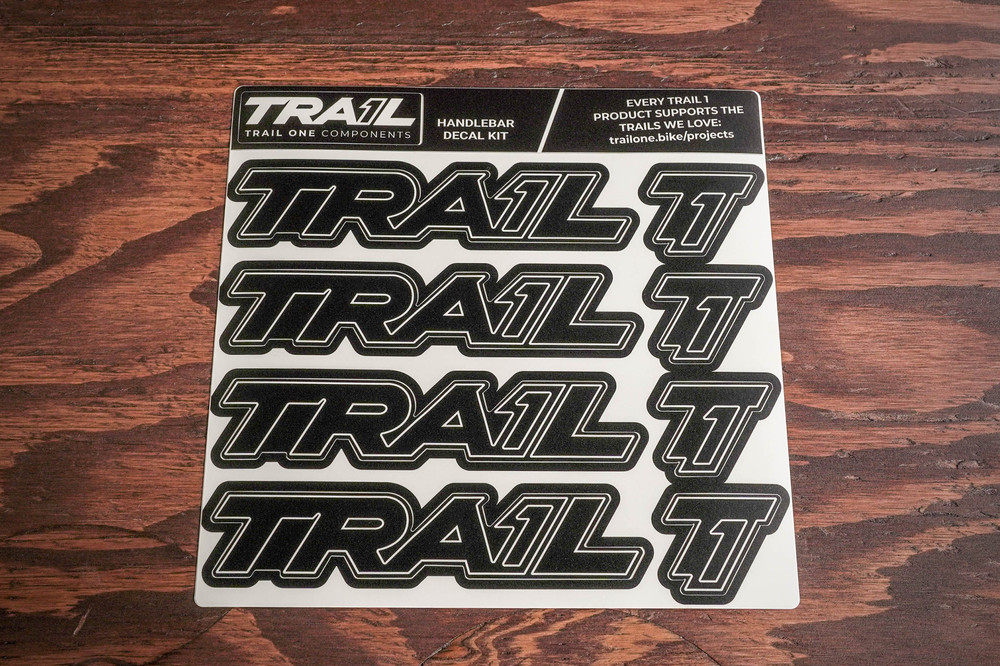 Trail One Components Crockett Handlebar Decal Kit