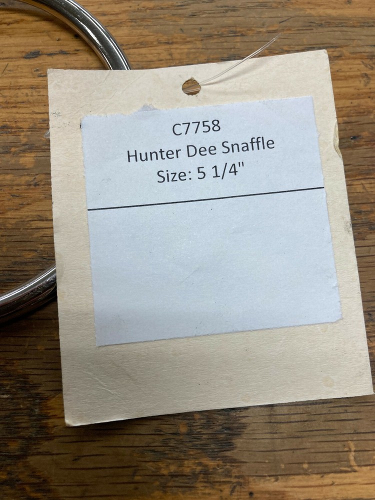 5 1/4" SMITH WORTHINGTON DEE RING SNAFFLE