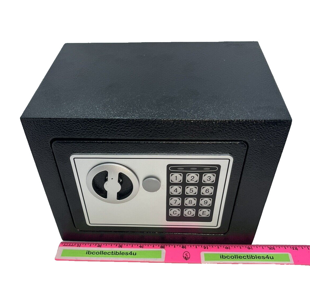 Small Safe Box Digital Intelligent Electronic Security Safe Box for Home Black