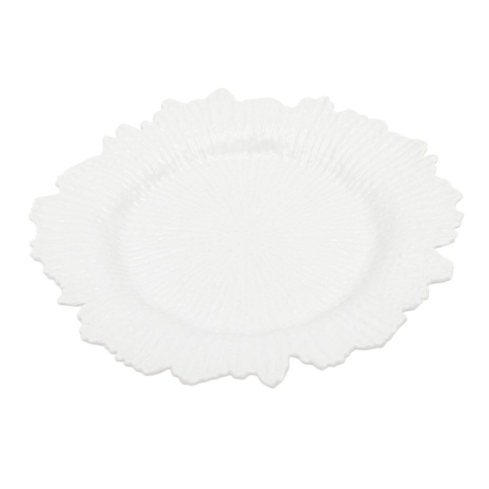 Round Plastic Reef Plate Dinner Wedding Party Tableware Plates Mats Decoration