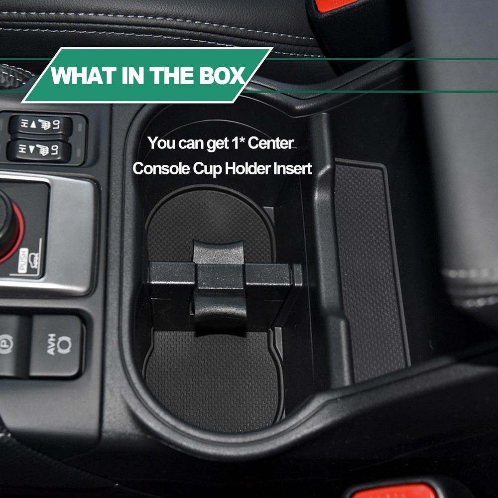 Center Console Cup Holder Insert Divider Fits Subaru Outback Forester