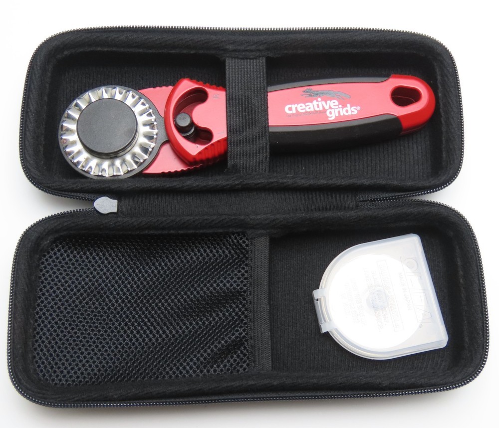 Creative Grids  Rotary Cutter with Case and Blades