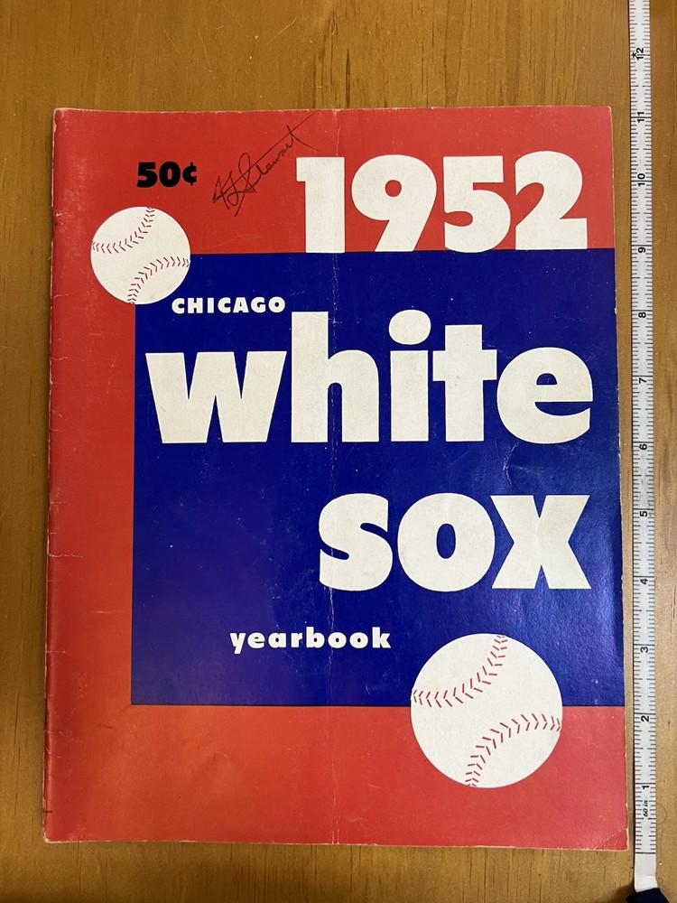 1952 Chicago White Sox Yearbook Vintage Signed