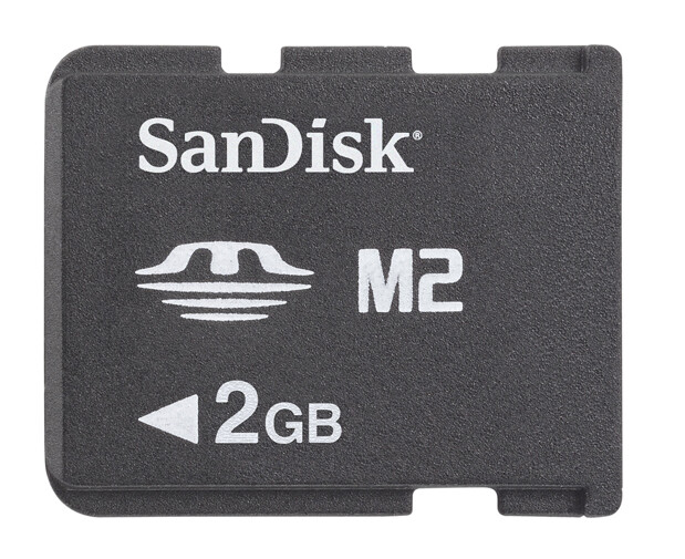 PSP Go! SanDisk Memory Stick Micro M2 2GB Card SANDISK