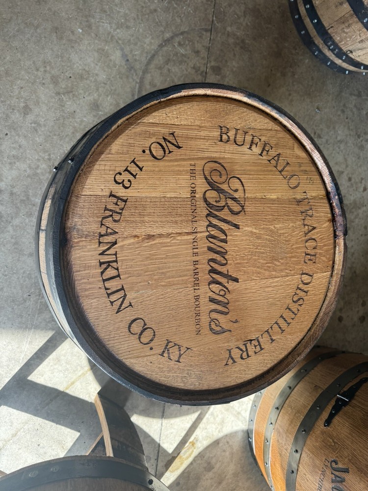 Blanton’s Bourbon Barrel Side Tables