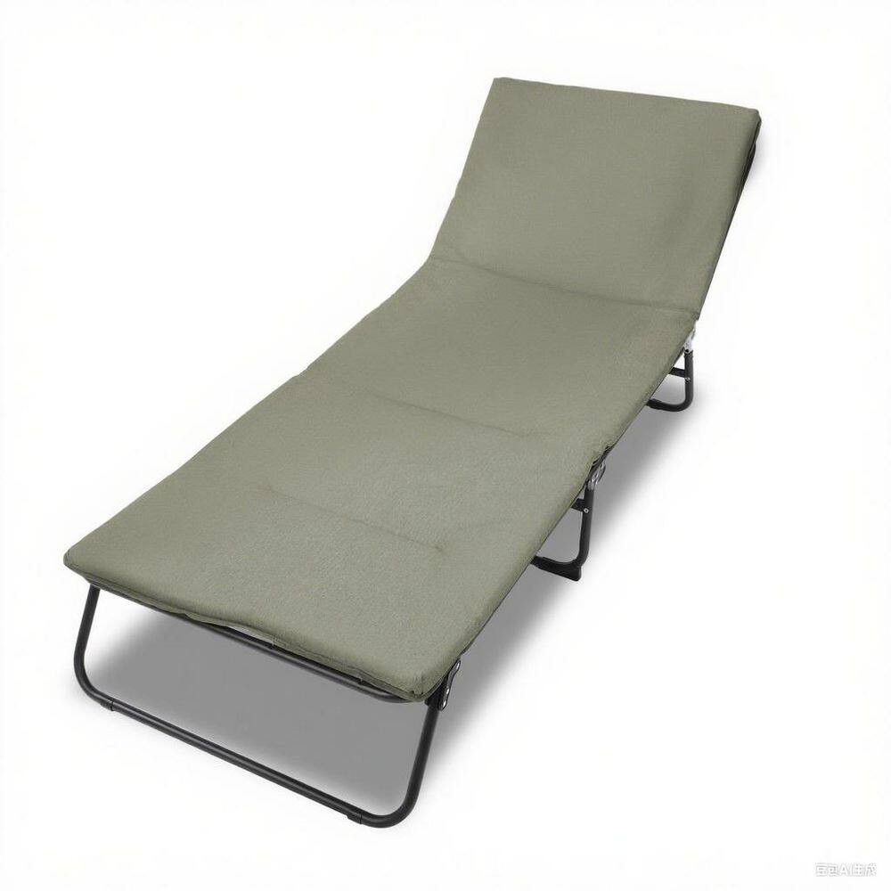 Folding Camping Cot for Adults, 5-Angle Adjustable Camping Cot Heavy Duty Outdoo