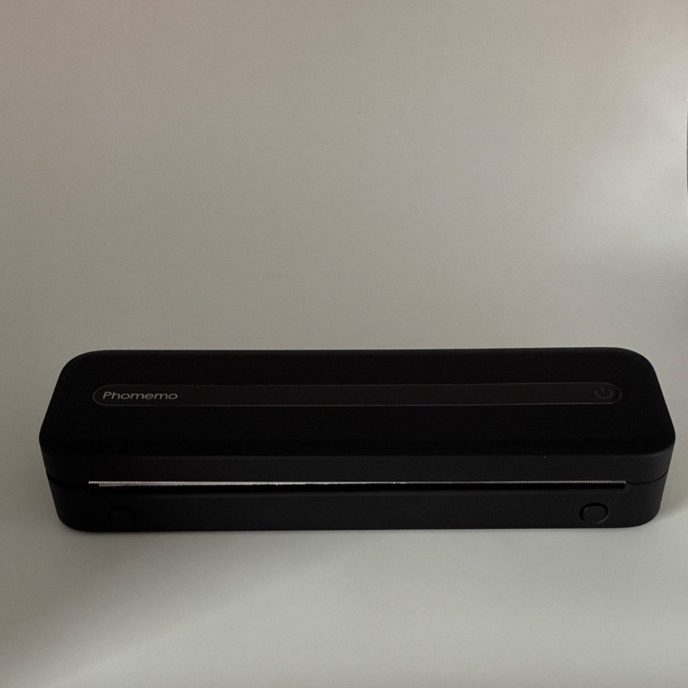 Phomemo M03 Portable Thermal Label Maker Printer USB-C with Case & Label Rolls