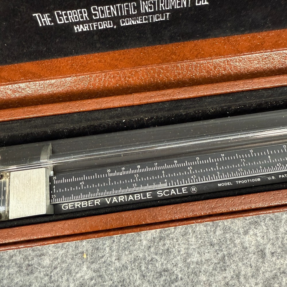 Gerber Scientific Instrument Co. Gerber Variable Scale Tool Made In USA