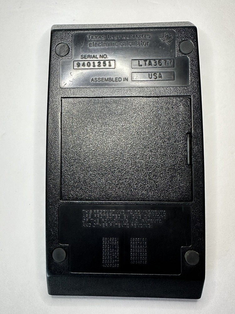 Electronic Calculator Texas Instruments SR-51-ll, Vintage, Battery Not Working