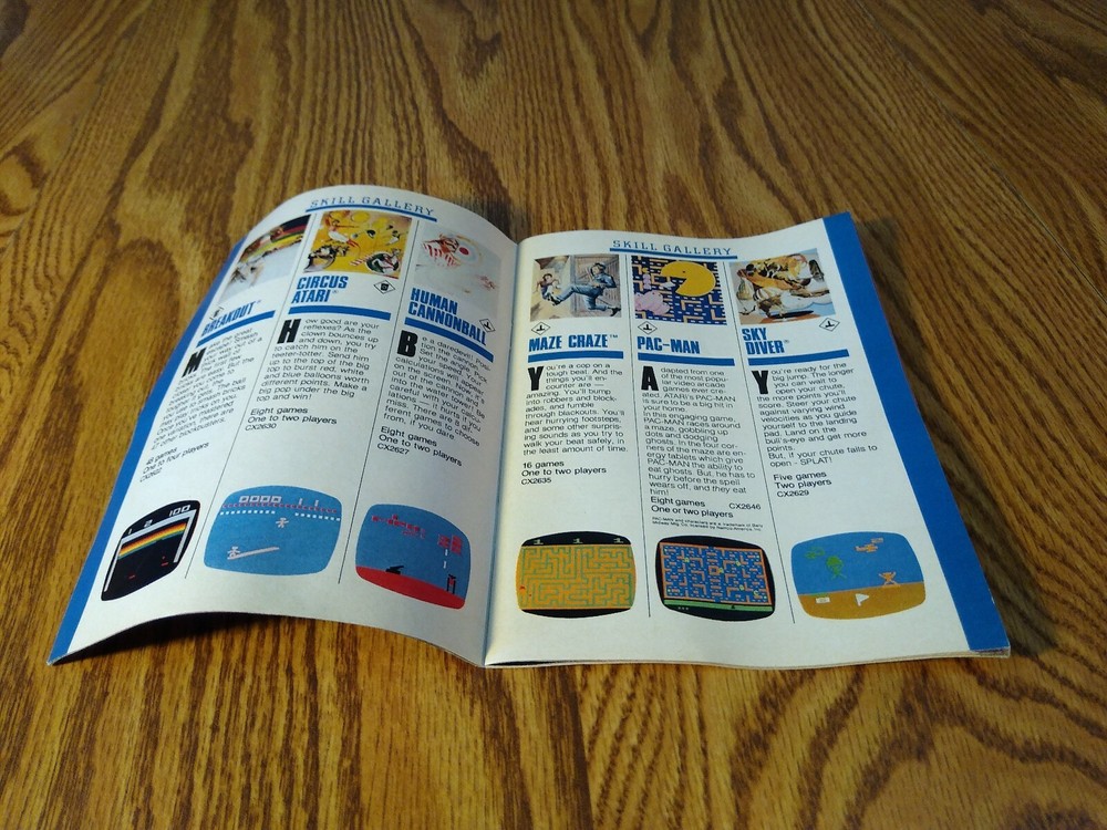 Atari 2600 Video Computer System Catalog 49 Games 1982 Vintage Original