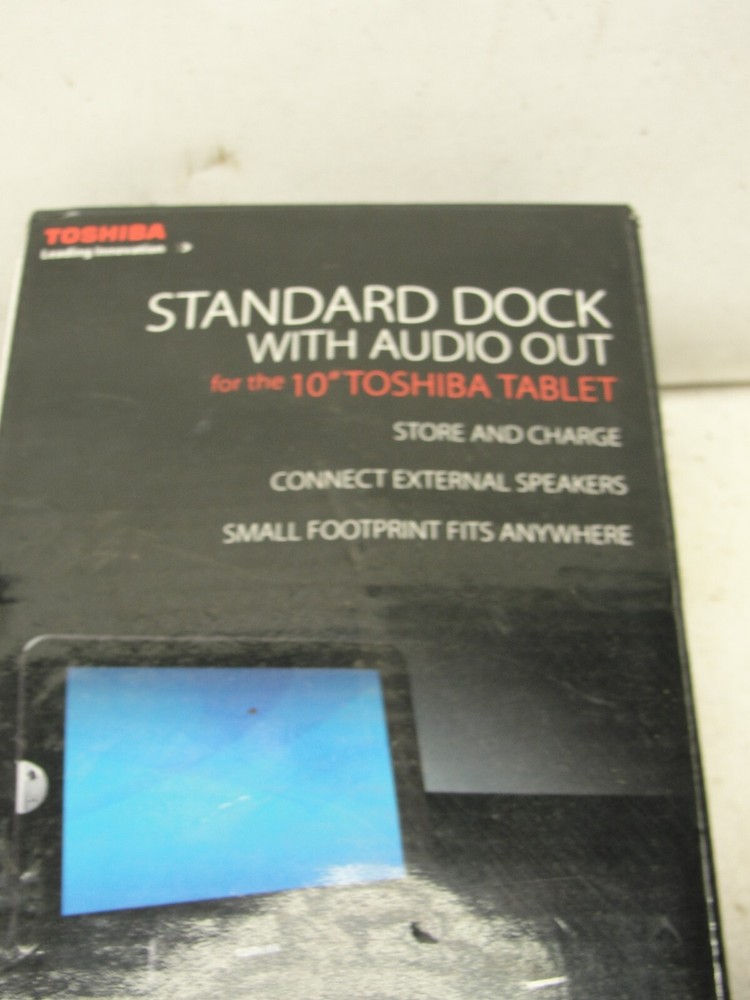 Toshiba Standard Dock With Audio Out For 10" Tablet