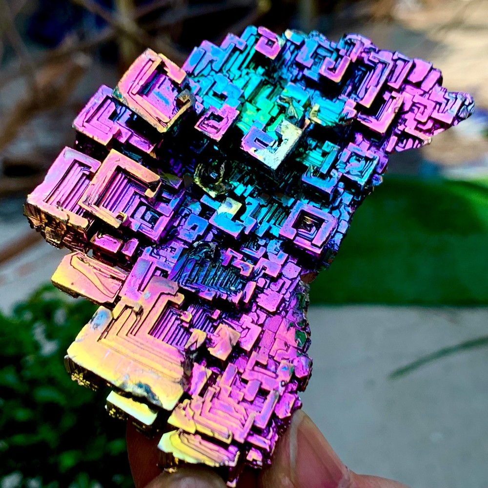 110G A+++ Gram rainbow crystal element Bi gemstone Mineral specimen