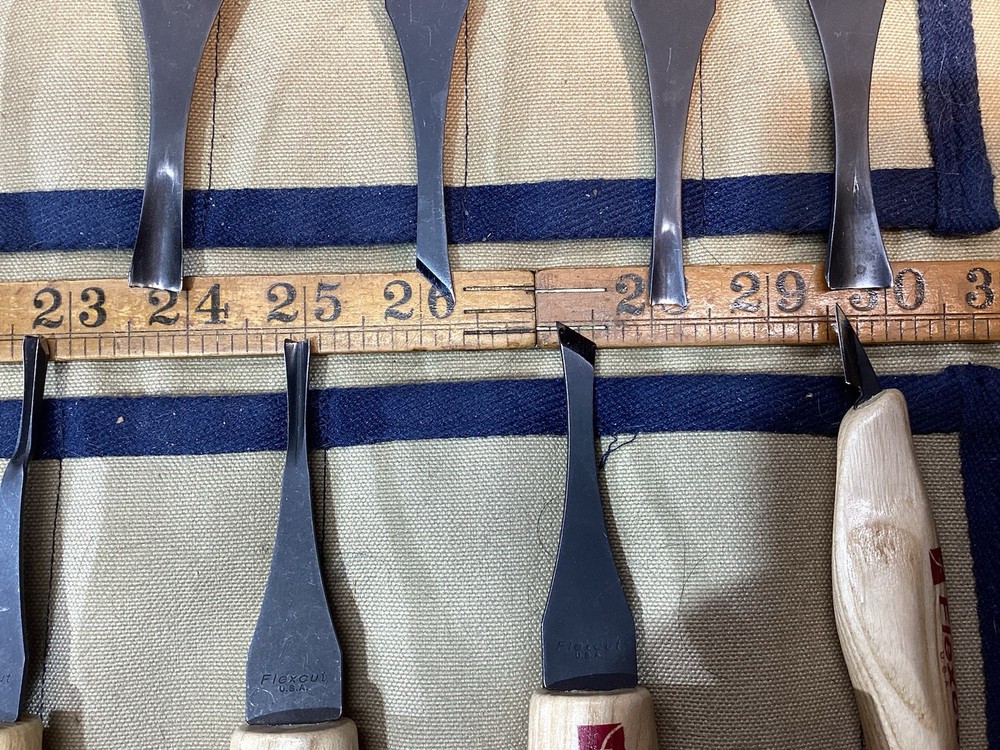 Large group flexcut & misc wood carving tool set Gunsmith