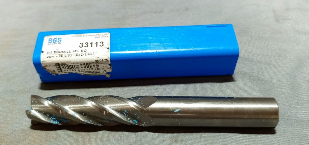 SGS 33113 5/8 Endmill 4 Fl