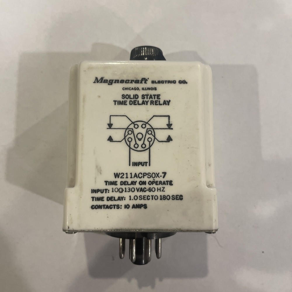 MAGNACRAFT W211ACPSOX-7 TIME DELAY RELAY