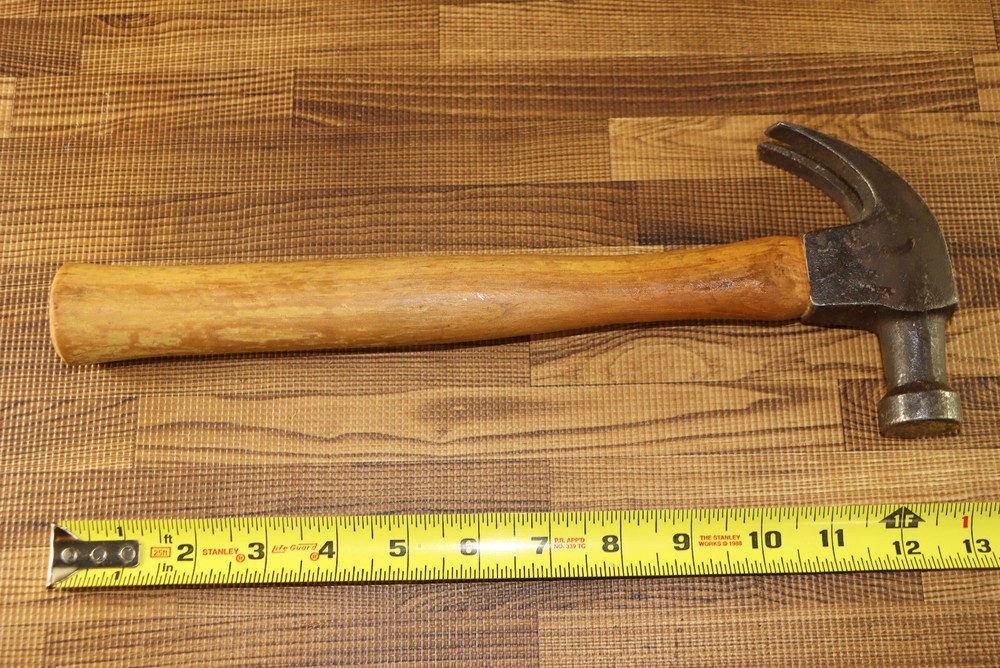 Vintage Arrow Claw Hammer Wood Handle